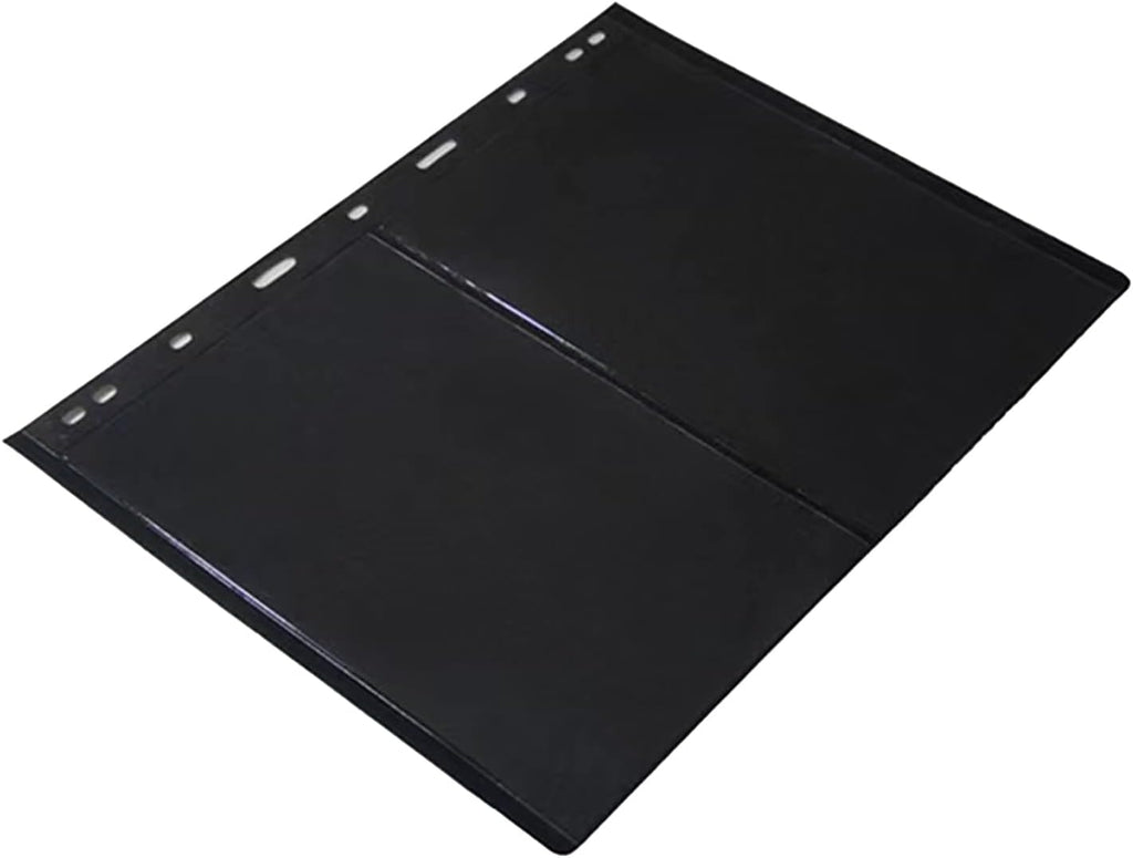 2 Rows Stamp Collecting Supplies - 30 Sheet Pages for Album Binder, Storage Holder