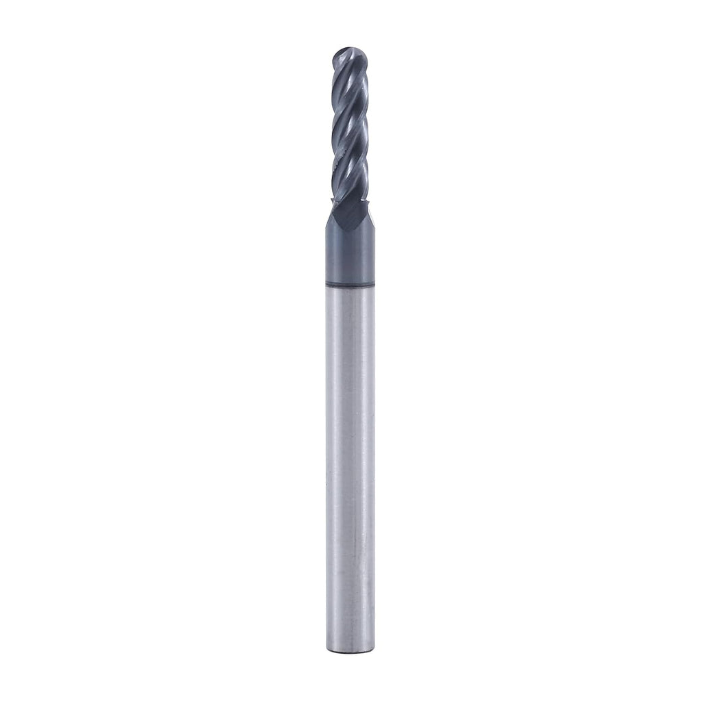 3/32" 4 Flute Carbide Ball Nose End Mill 1/8" Shank Diameter 1Pcs