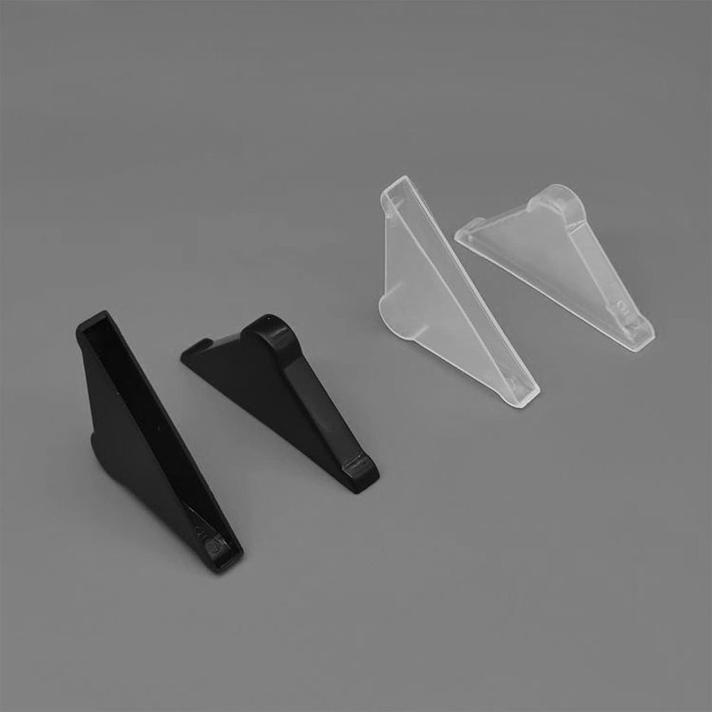 3 x 50mm Plastic Corner Protectors White for Sharp Glass,Metal Sheets，Mirror,Ceramic Tile Triple Shape Corner Covers