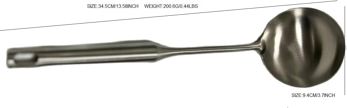 Soup Ladle Stainless Steel Scoop Spoon 304 Stainless Steel Utensils for Cooking with Anti-Scald Design kitchen tool