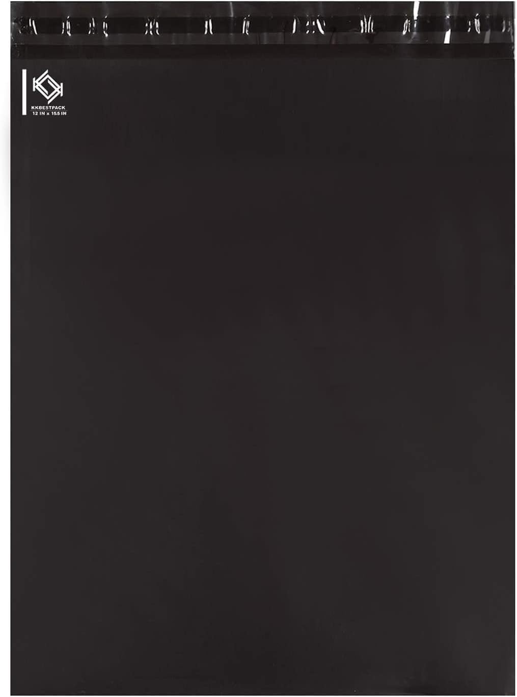 Black Poly Mailers 12x15.5 in, Shipping Bags, 100 Pcs | Shipping bags for clothes and mailing bags for packing