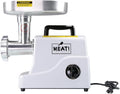 MEAT! 500 Watt Pro-Grade Meat Grinder #12 with Electric Motor, Coarse and Fine Grinding Plates, Stuffing Tubes