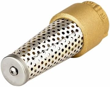 Water Source Tfv-150Nl 1-1/2-Inch Brass Foot Valve Well Pump Supply
