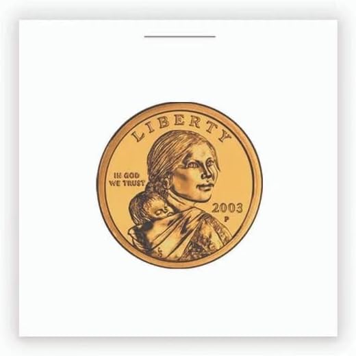 2x2 Coin Flips for Small Dollar Coins – 100 Pack | Coin Flips 2x2 with Archival Polyester Window | 2x2 Coin Holders
