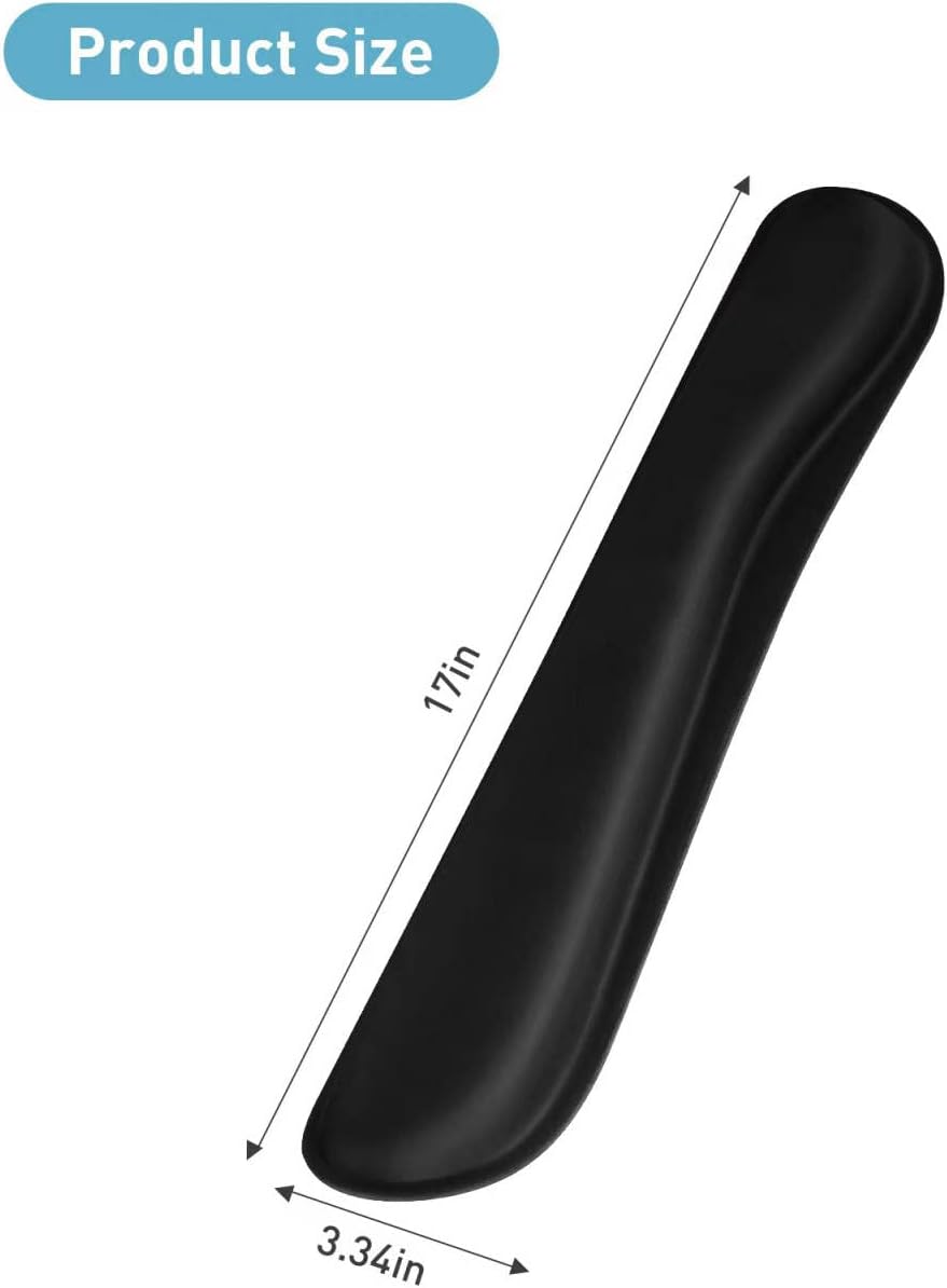 Keyboard Wrist Rest Memory Foam, Easy Typing Pain Relief, Keyboard Mouse Pad Set for Computer, Laptop, Home & Office