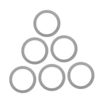 6pcs Rubber Blender Gaskets for Juicer Replacement Seals White