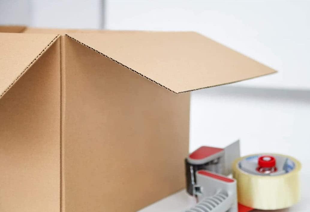 100 Pack of 7x7x7 Corrugated Cardboard Packing Shipping Mailing Moving Carton Boxes Cube