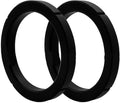 Brewing Head Sealing Ring Group Head Gasket for Rancilio Espresso Machine, Heat-Resistant Silicone, Black, 2-Pack