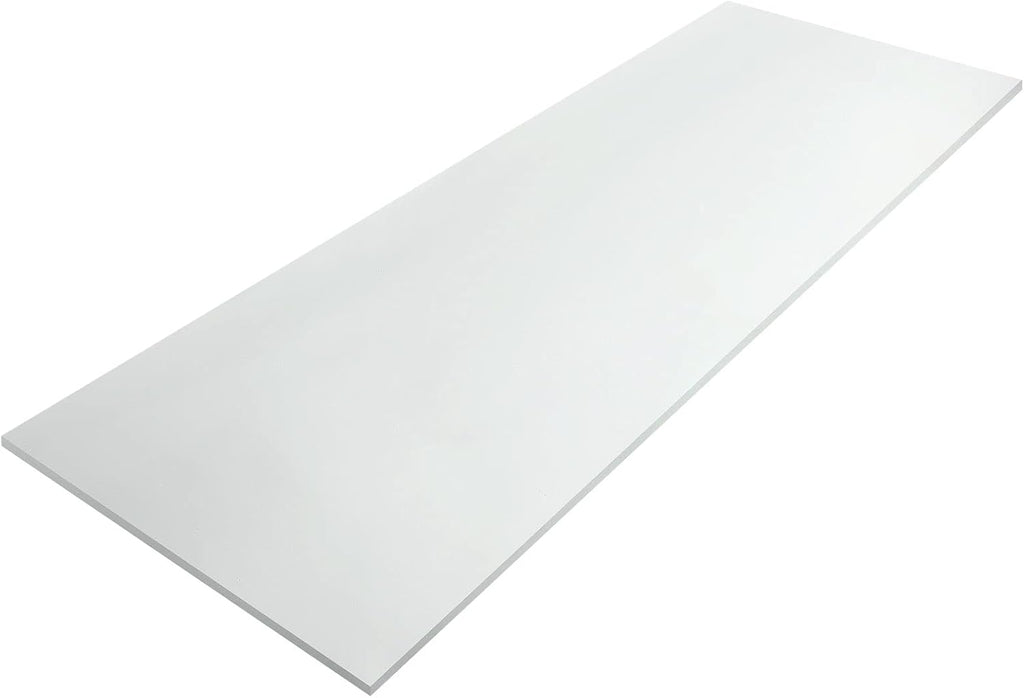 1 Pack Upholstery Foam Sheet, 1/2" X 24" X 72", White