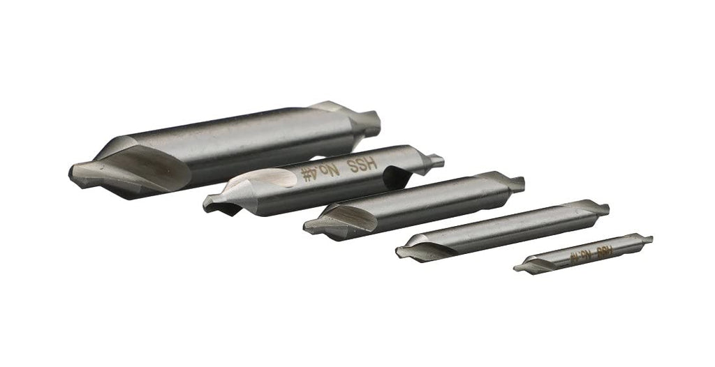 HHIP 5000-0020 HSS Center Drill Set, 5 Piece (No.1-No.5)