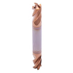1/4" 4 Flute Solid Carbide Square End Mill, Double End, TiSiN Coated