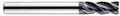 YG-1 EMB38028 Carbide V7 Mill INOX Corner Radius End Mill, 4 Flute, Regular Length, 2-3/4" Length, 7/16"