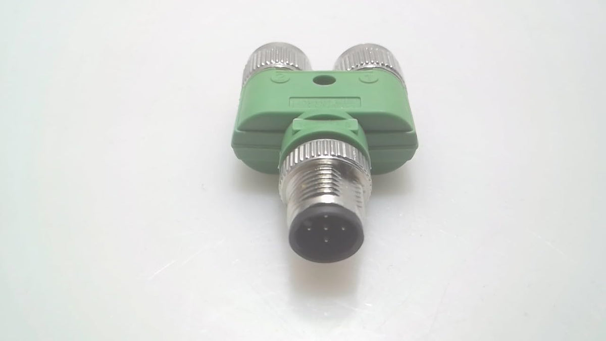 PHOENIX CONTACT SAC-5P-M12Y/2XM12FS VP 5-Position, IP67 Enclosure Protection, Plug Straight M12, UNSHIELDED, Y Distributor