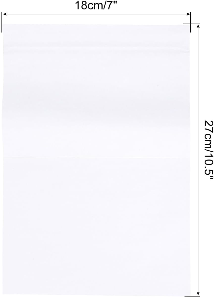 7x10.5" Clear Packing List Envelope, 100 Pack Plastic Waterproof Enclosed Self-Adhesive Side Loading Mailing Invoice