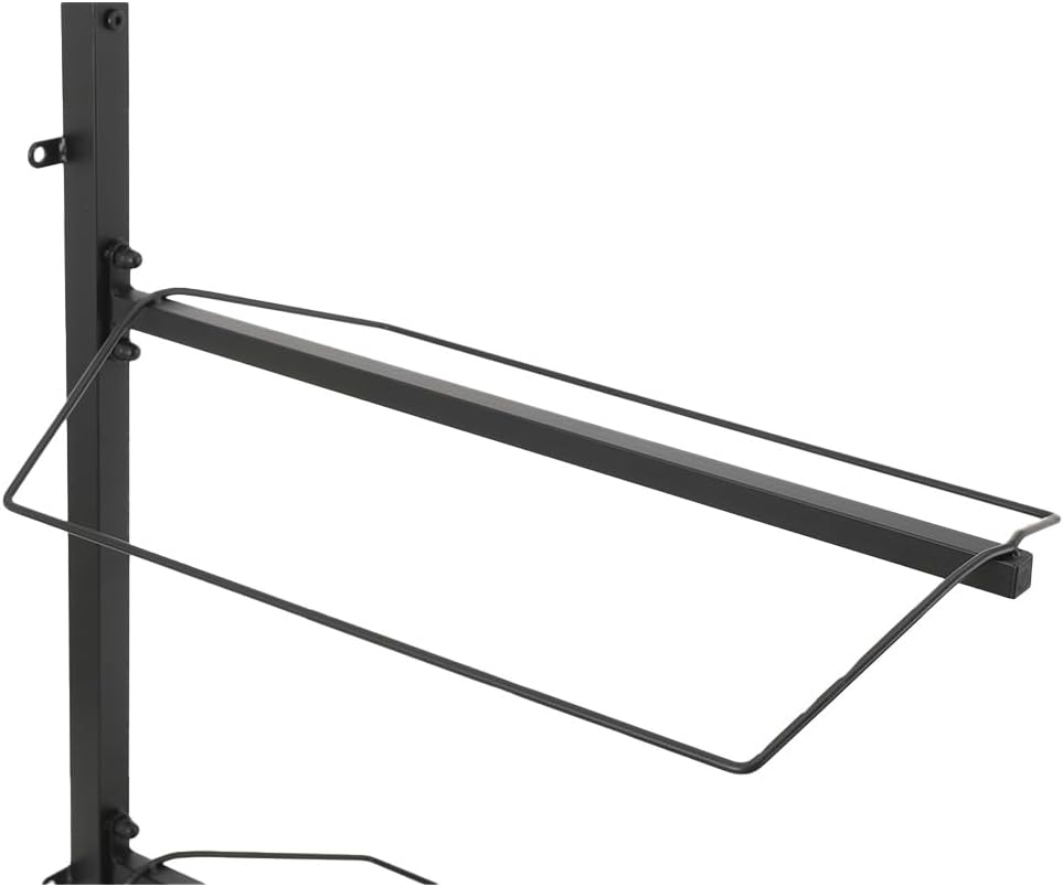 4 Tier Wall Mount Saddle Rack, 2 Packs Horse Saddle Rack Holds Tack, Portable Saddle Stand for English & Western