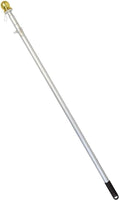 Hand-Held Telescoping Flag Pole - 6ft Adjustable Aluminum Portable
