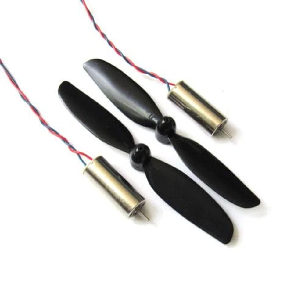 8520 Coreless Brushed Motor Set 53000rpm 8.5x20mm + 75mm CW CCW Propeller