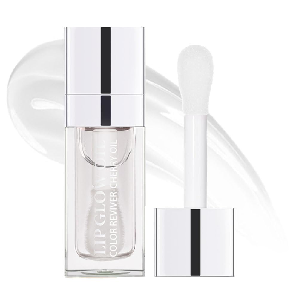 Hydrating Lip Glow Oil, Moisturizing Lip Glow Oil, Lip Plumper Gloss, Transparent Lip Gloss, Lip Oil, Plumping Lip