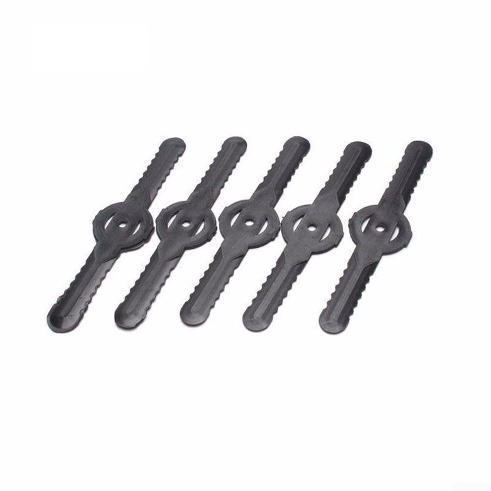 5/10 Pcs Grass Trimmer Blade Multiple Plastic Replacement Accessories For Electric Garden Lawn Mowers(5pcs)