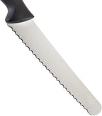M23208 Millennia Black Handle, 8-Inch Wavy Edge Wide, Bread Knife
