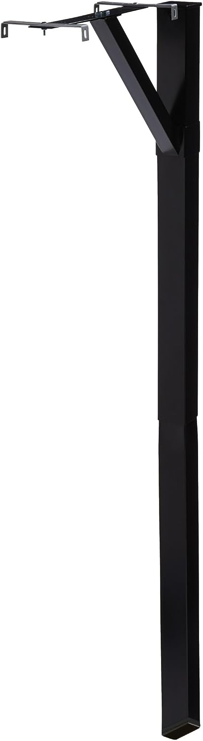 Drive-in Post Kit Galvanized Steel Mailbox Post, Compatibility Code A, B, SDPK00AM, Black | Heavy-duty post with a