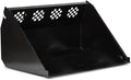 72" High Capacity Skid Steer Bucket, 42 Cu Ft Struck Capacity, Universal Quick Tach, 0.5" Thick Cutting Edge
