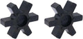 2-Pack L150 Jaw Coupling Insert, Black 3.7 Inch, for DIY Repair