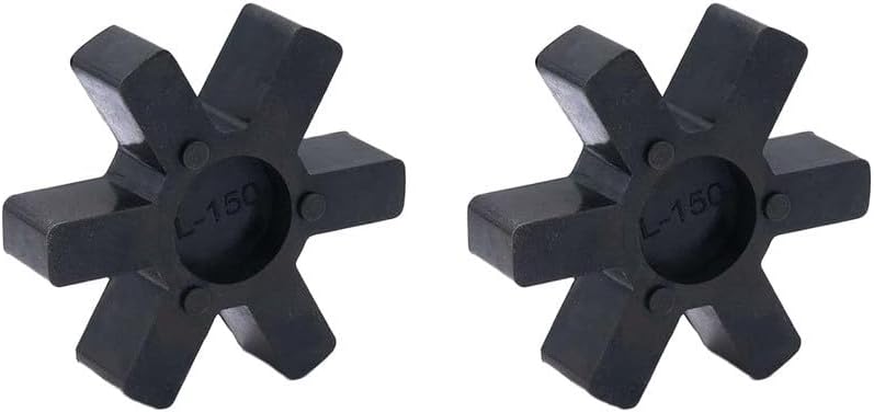 2-Pack L150 Jaw Coupling Insert, Black 3.7 Inch, for DIY Repair