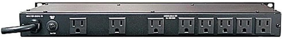 M-8Dx Merit X Series 8 Outlet Power Conditioner & Surge Protector with LED Voltmeter & Dual Lights Plus Hosa 18 Gauge