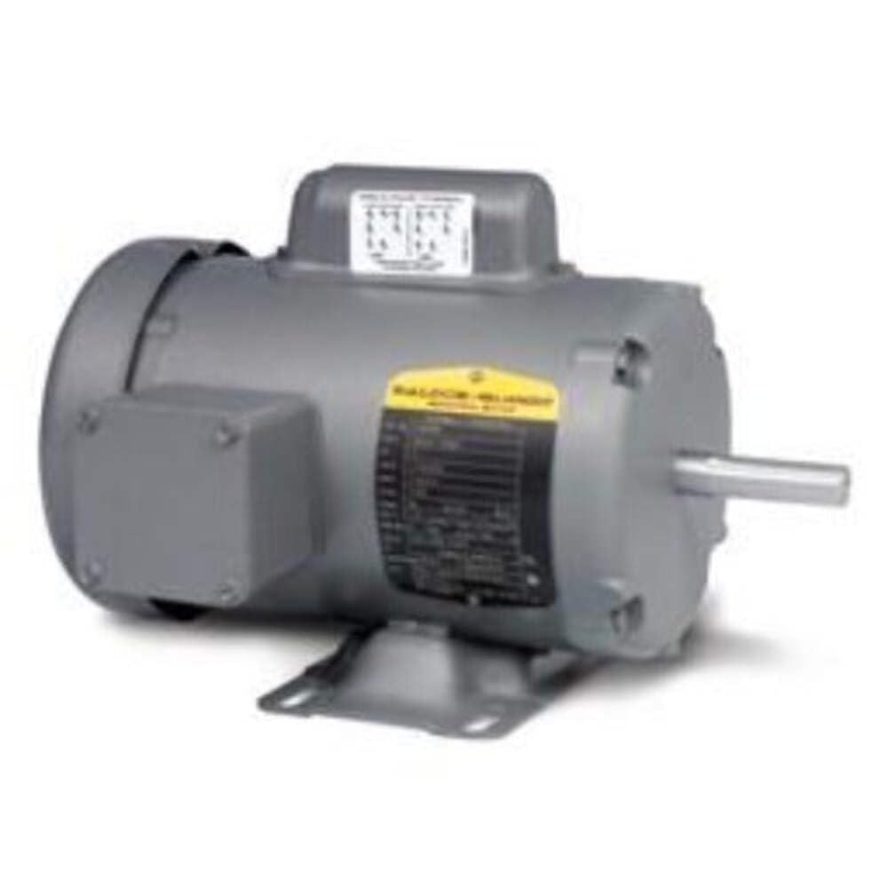Baldor Electric L3504-50 56 Frame TEFC General Purpose Motor, 1/2 hp, 1425 RPM, 110/220V, 50 Hz, 1 Phase, 3428L, F1