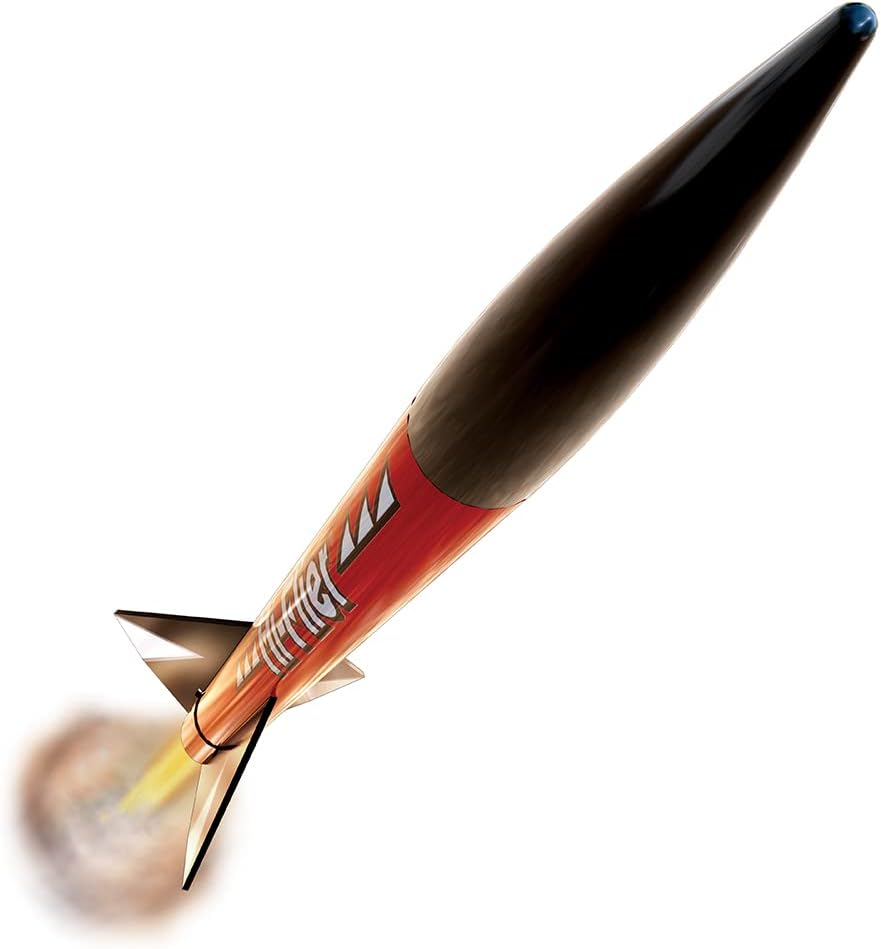Hi-Flier Flying Model Rocket Kit, ages 10 and up with Adult Supervision under 12