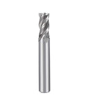 uxcell High Speed Steel HSS-AL 4 Flute Straight End Mill Cutter CNC Router Bits, 9 x 10 x 22mm