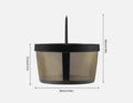 Reusable 4 Cup Basket Compatible with Mr. Coffee Machines, Replacement Coffee Filter