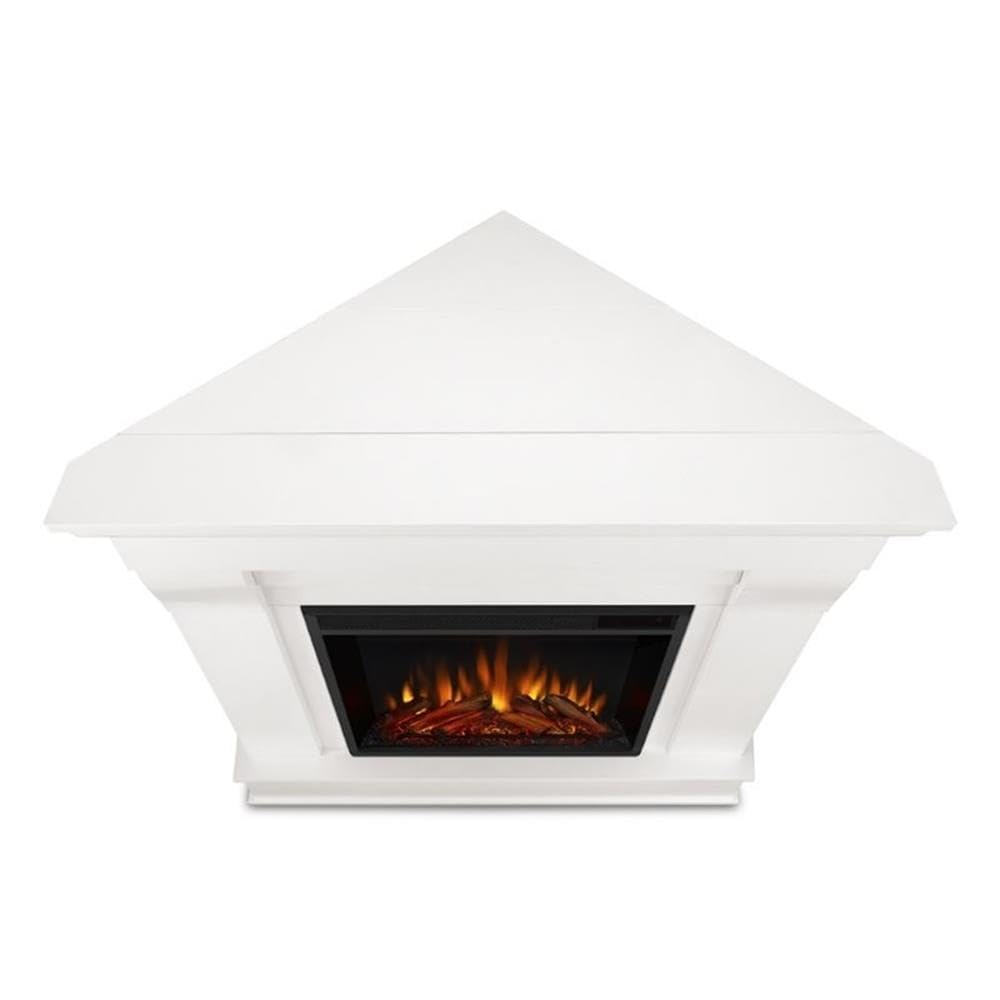 Chateau 41" Corner Electric Fireplace with Mantel for Living Room or Bedroom, Replaceable Fireplace Insert Heater