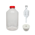 Vintage Shop - HOZQ8-1259 7 gal Fermonster Wide Mouth Carboy With #10 Drilled Stopper and Twin Bubble Airlock
