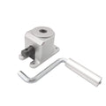 1:1 Manual Right Angle Tapered Bevel Gearbox with Handle 1.5 Module 20 Teeth 90° Angle Drive Steering Gear Device Simple Mechanical DIY Module with 15mm Shaft