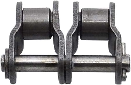 1Pcs #120-2 Double Strand Roller Chain Connecting Links- Offset Link Half Link Carbon Steel for 24A-2#120H-2 Roller Chain