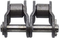 1Pcs #100-2 Double Strand Roller Chain Connecting Links- Offset Link Half Link Carbon Steel for 20A-2#100H-2 Roller Chain