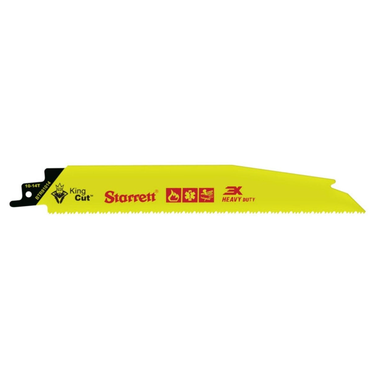 Starrett King Cut Reciprocating Saw Blade, 8" L, 1" W, 0.63" H, 50‑Pack