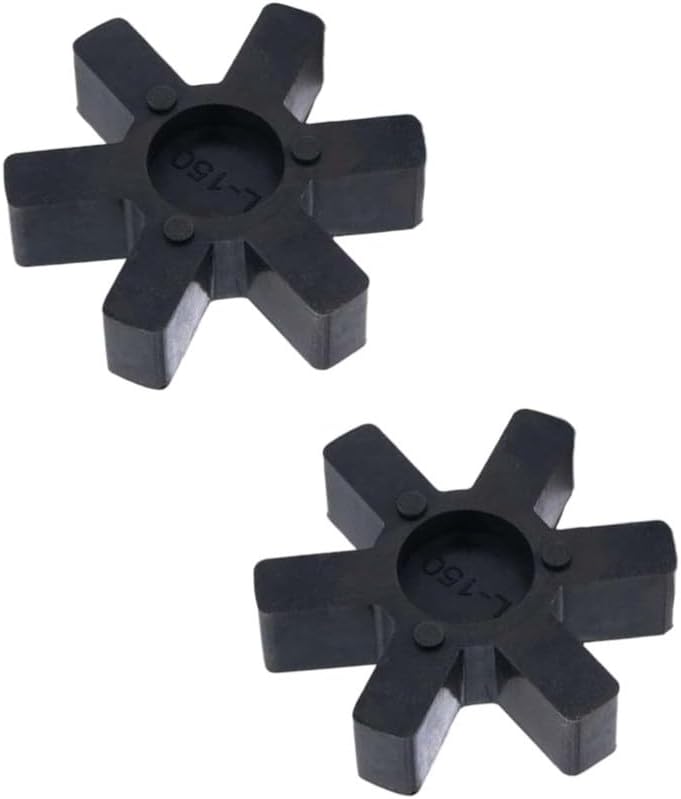 2-Pack L150 Jaw Coupling Insert, Black 3.7 Inch, for DIY Repair