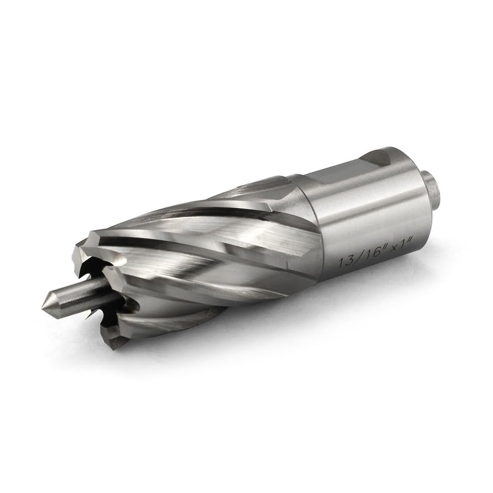 Annular Cutter JESTUOUS 13/16 Inch Cutting Diameter 3/4 Weldon Shank
