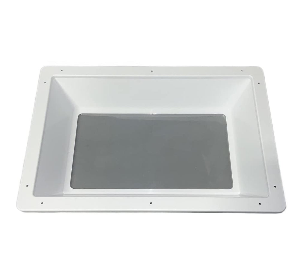 Skylight 14" X 22" Inner Dome with Clear Window, White
