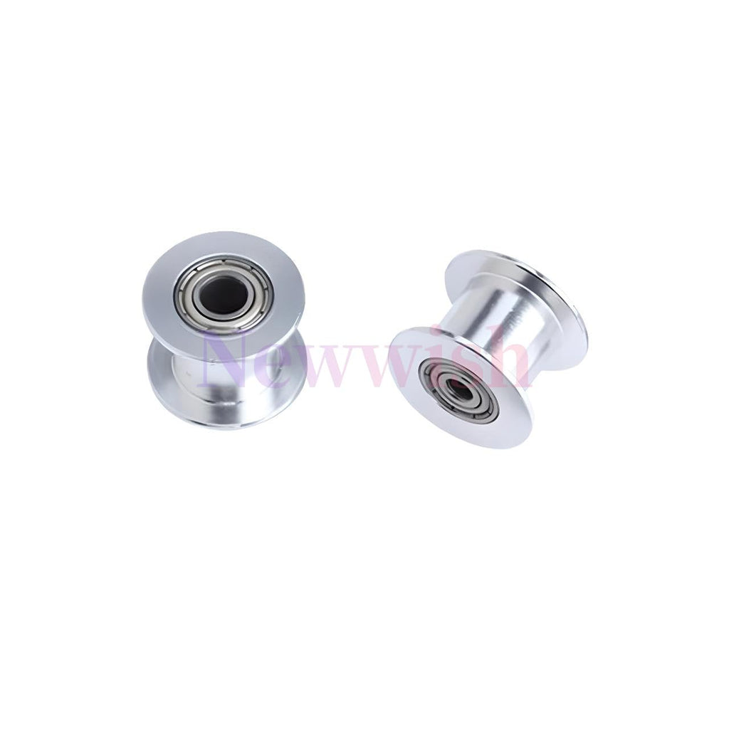Newwish GT2 Idler Pulley 20 Toothless Bore 5mm Width 10mm GT2 Idler 20T for 3D Printer 9mm/10mm Width GT2 Timing Belt.(10pcs)