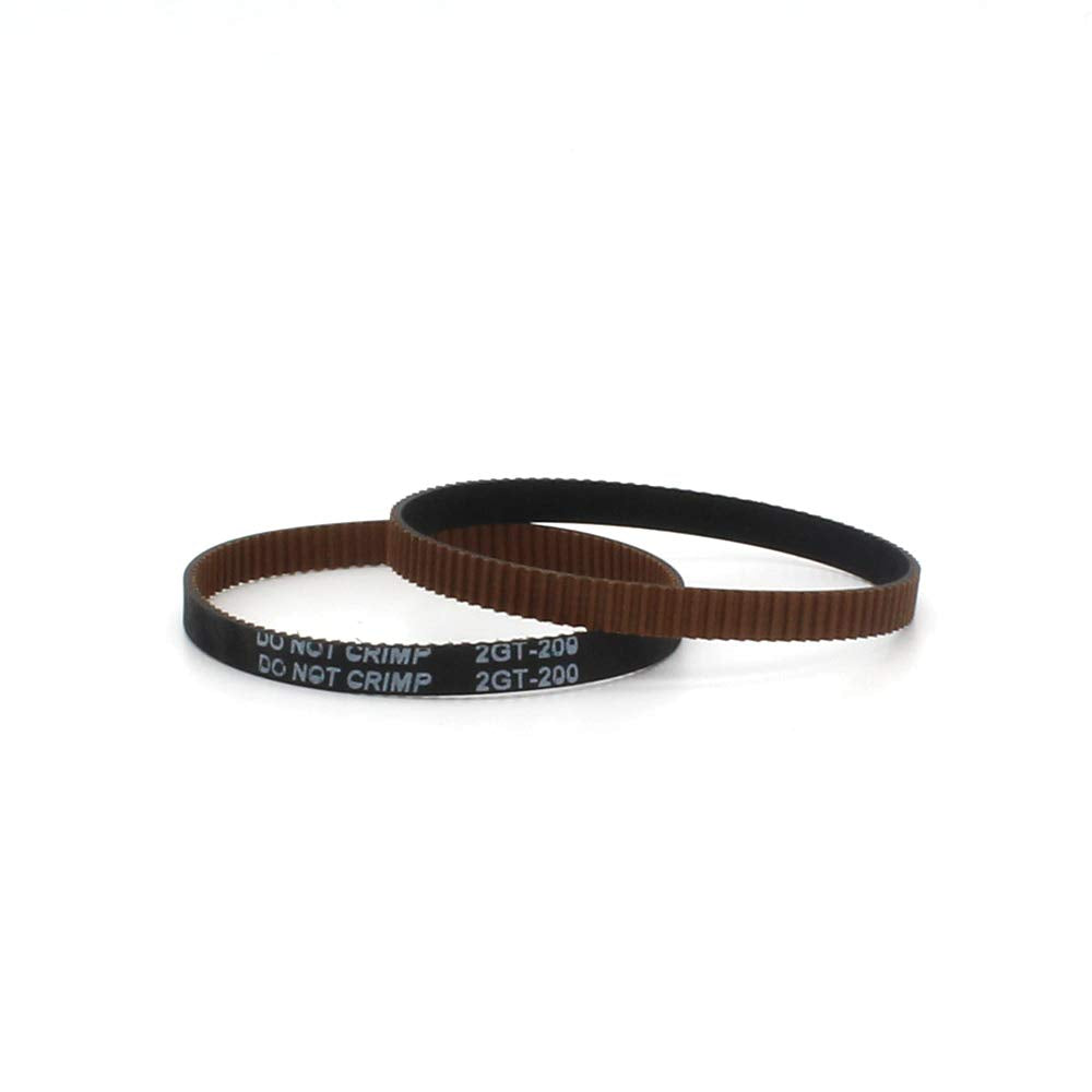 MOTOU 10×200mm GT2 Timing Belt, Closed Loop, Upgrade Non-Slip Version, Width 6mm, Fit for 3D Printer and Most Belt Driven Printers