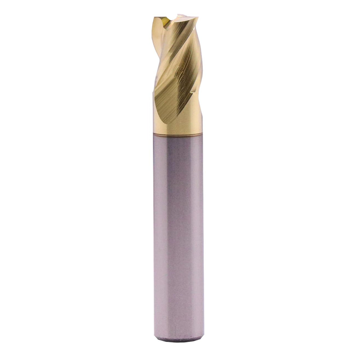 5/16" 3 Flute Solid Carbide Stub Square End Mill for Aluminum - ZrN Coated
