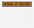 10 x 12" Orange "Packing List Enclosed" Envelopes