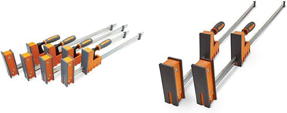 Woodworking Parallel Clamp Set with 50" and 40" Clamps