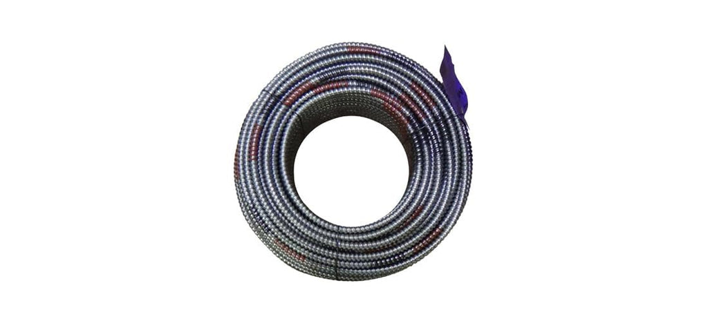 Armor lite Type Mc Aluminum Armored Cable, 12/3, 600 Volts, 250 Ft. Coil