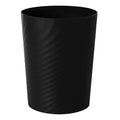 Plastic Small Bathroom Trash Can Wastebasket Garbage Can, Black | Easy to clean, Bathroom, Laundry Room, Kitchen