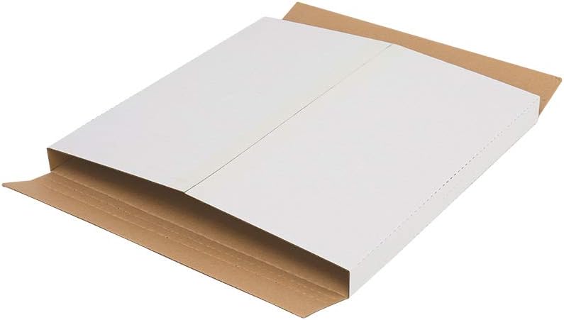 25 Packs White Vinyl Record LP Shipping Mailer Boxes, 12.5in*12.5in*1in Record Mailers, Album Paper Box, Record Album